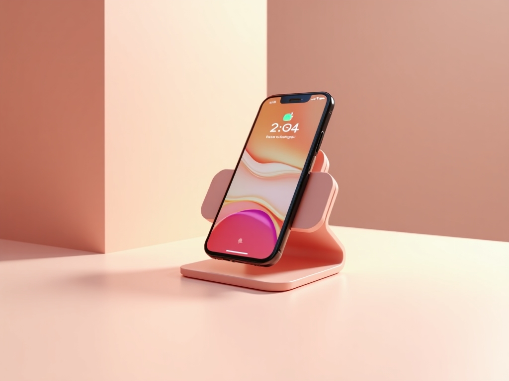 Wireless charging stand with durable premium finish design